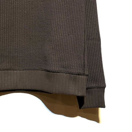 Jackman"cotton waffle mid neck"(smoke wood)unisex
