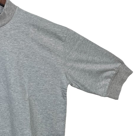 TigreBrocante"40/2 modern 天竺 rib gather half sleeve T"(heather gray)women's