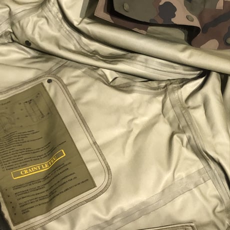 MILITARY DEADSTOCK "french army CCE camo 3-layer waterproof field parka