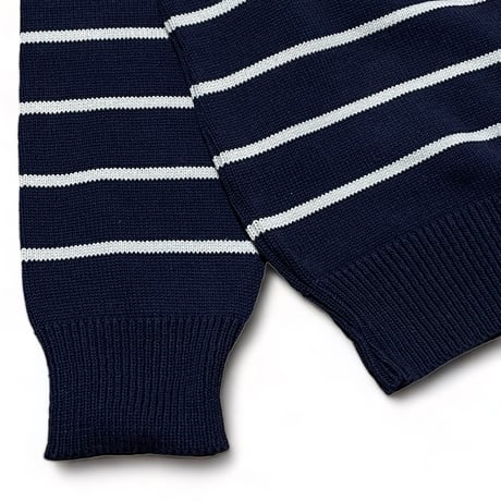 Brimwick U.S.A "stripe cotton crewneck" (navy)unisex