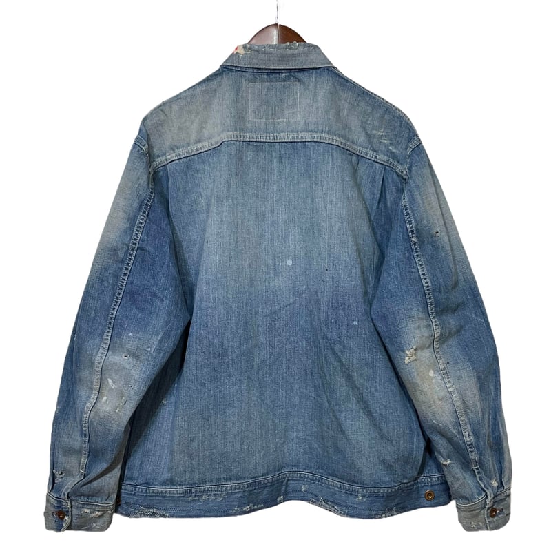 【VACANCY】ZIPバイカラーデニムジャケット(ユニセックス） VACANCY（ヴァカンシー）の「ZIPバイカラーデニムジャケット