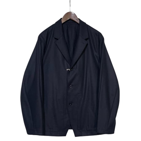 ASEEDONCLOUD"Handwerker HW wool flannel handsfree jacket"(navy)unisex