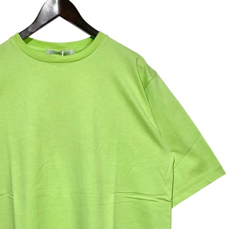 amne "JARSEY round hem tee" (lime) unisex