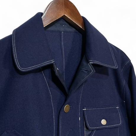 ASEEDONCLOUD"Handwerker melton denim HW meeting jacket"(blue)unisex