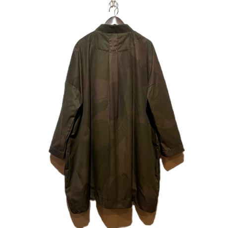 FUNSET OF ART “high density gaba camouflage taishou coat"(brown)unisex