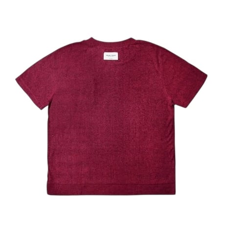 HOLIDAY TRUNKS"homebody3 Pile Short sleeve tee Ver2.0(wine red)unisex