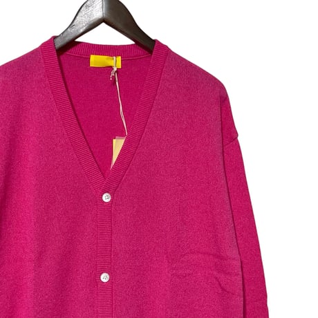 eyya"cotton boucle yarn cardigan"(pink)unise