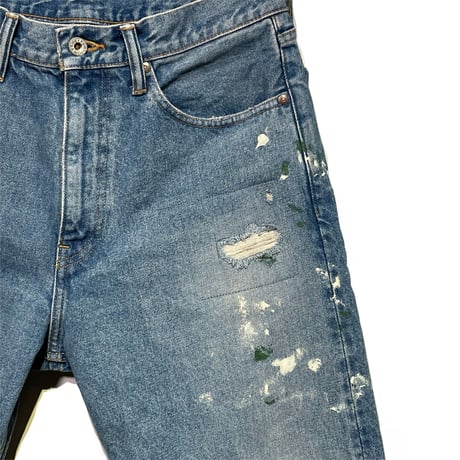 H.UNIT "14oz denim 5P customize" (indigo) unisex