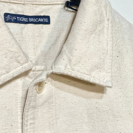 TigreBrocante"hoot cotton regular coverall"(natural)unisex
