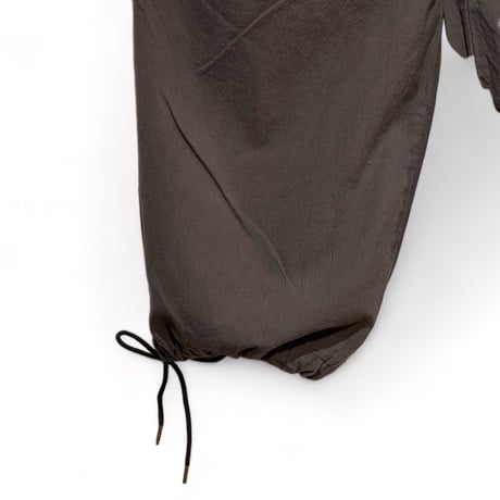 TigreBrocante"cord stripe darts wide pants"(brown)unisex