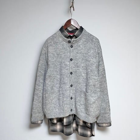 TigreBrocante"baby alpaca w-pocket cardigan“(men's)