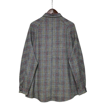 Slow Hands "flannel check shirts with pocket"(glen check)unisex