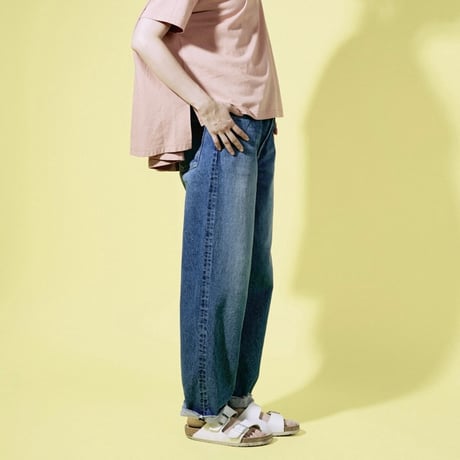 CAERULA PER LIGHTS"13oz denim tapered 5pkt"(blue)unisex