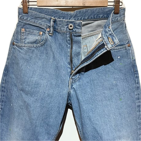 H.UNIT "13.5oz salvadge denim cropped 5P"(indigo)unisex