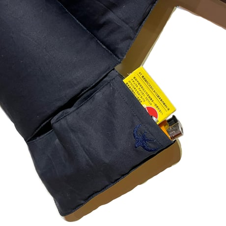 Slow Hands "cotton twill down neck warmer for ARCHIVE"