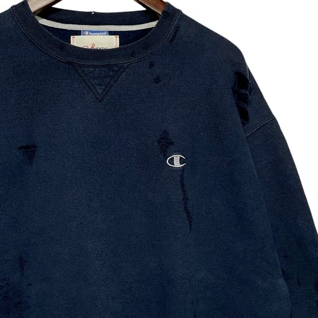 SUBTLE Re label "used damage sweat" (unisex) D