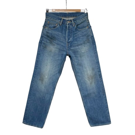 H.UNIT "13.5oz indigo selvage denim used wash" (indigo) unisex