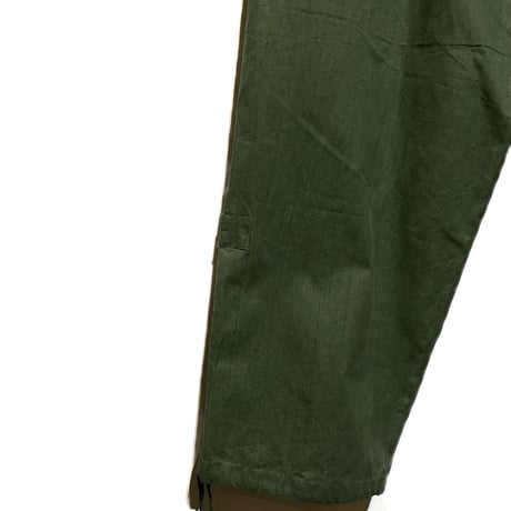 SlowHands”RCL tent loose wanderer pants"(olive-S)unisex