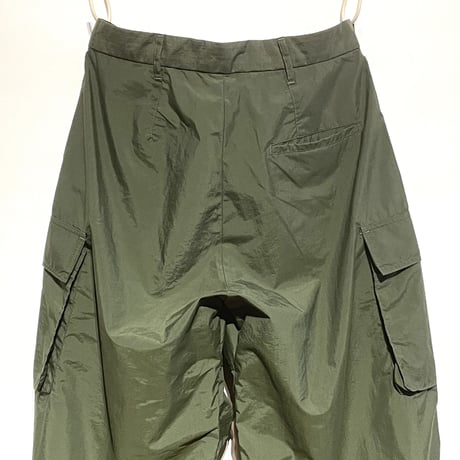 TigreBrocante"nylon tusser cargo pants“(khaki)unisex
