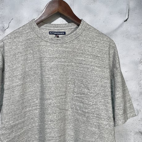 TigreBrocante"rafty heather 天竺 venice beach pocket-T"(heather gray)unisex