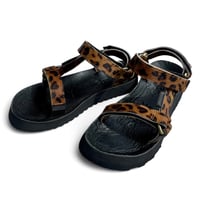Jawandi "cow leather athletic sandals"(leopard)