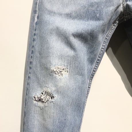 KNIFEWING "rebuild series" used US Levi's bandana remake(86C)unisex