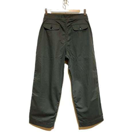 flex made USA"tuck military trousers“(olive)unisex
