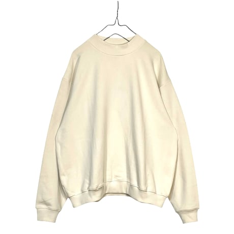 amne"FRENCH TERRY"oval crew(natural)unisex