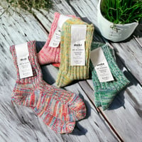 decka quality socks "BRU NA BOINNE × decka quality socks" heavy weight multicolored socks(unisex)