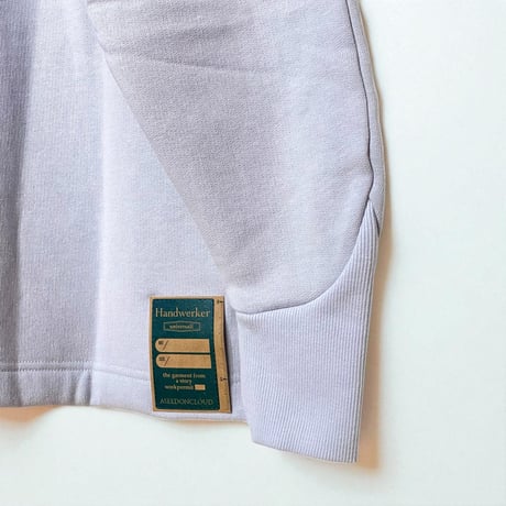 ASEEDONCLOUD"Handwerker HW turtle sweater" (light.blue) unisex