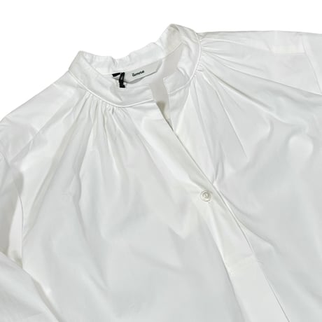 amne "PIMA skipper blouse" (white) women's