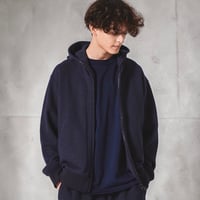 Jackman"GG sweat zip parka "(navy) unisex