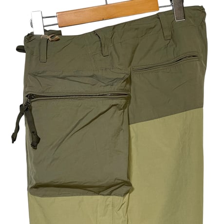 dip ltd "military type switching zip pocket army pants" (khaki)unisex