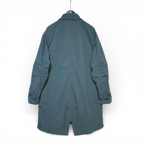 dip ltd"nylon×mesh military type coat"(blue)unisex