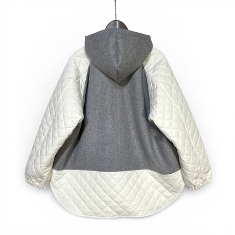 amne "MELTON/QUILT useful hoodie" (heather) unisex