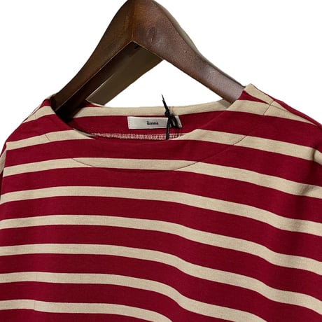amne "BORDER"gride basque Ⅱ (bordeaux×beige)unisex