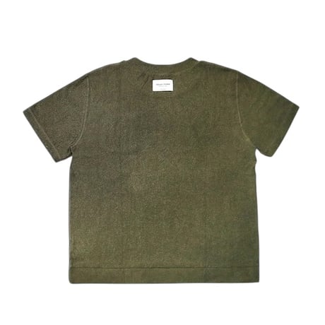 HOLIDAY TRUNKS"homebody3 Pile Short sleeve tee Ver2.0(olive)unisex