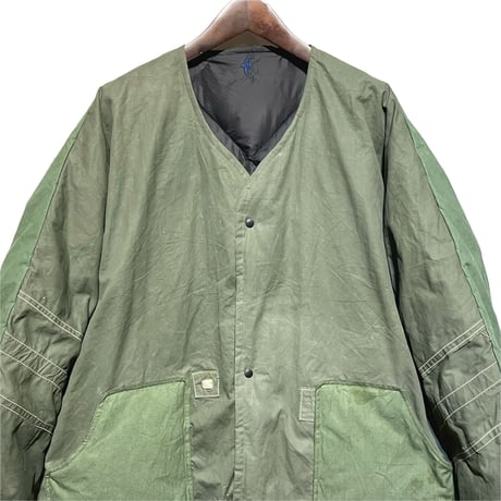 Slow Hands "recycle tent down coat"(olive)M-B(unisex)