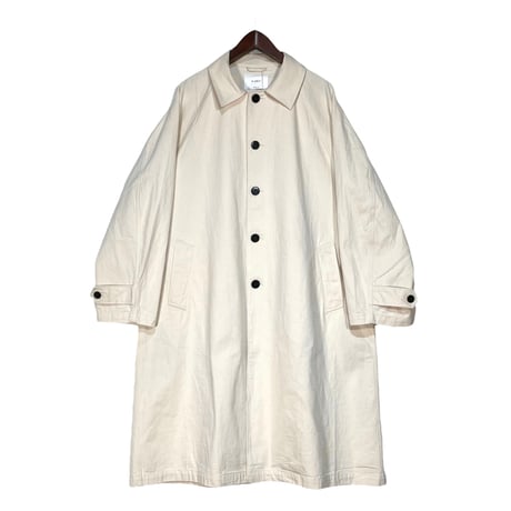H.UNIT "Denim soutien collar coat" (kinari) unisex