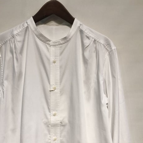 ASEEDONCLOUD"Handwerker collarless  shirts" (white) unisex