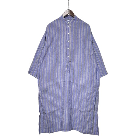 CAERULA PER LIGHTS "linen stripe stand OP" (blue)women's