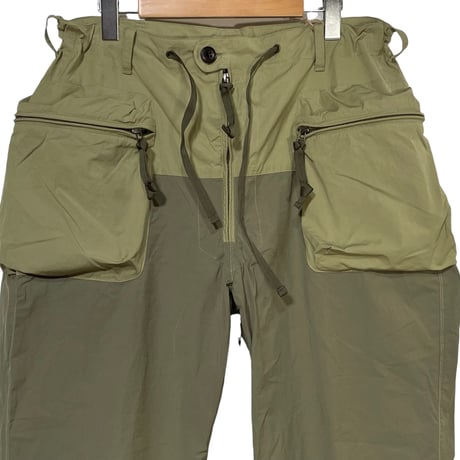 dip ltd "military type switching zip pocket army pants" (olive)unisex