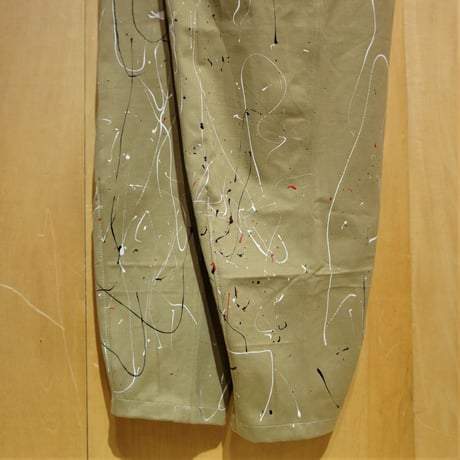 KNIFEWING “rebuild series” French Army Paint Darts 2tuck Pants"C