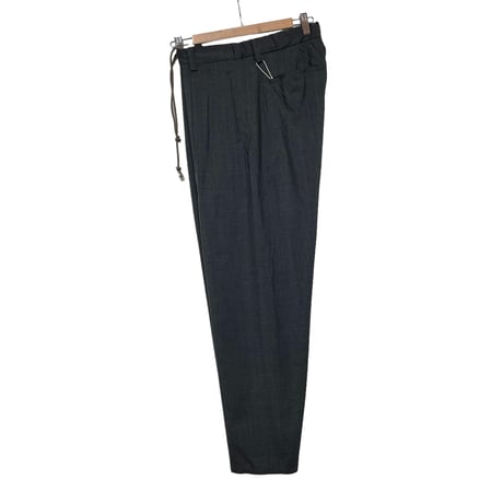 COLINA"Washable Wool Tro / The Slacks"(dark gray) unisex