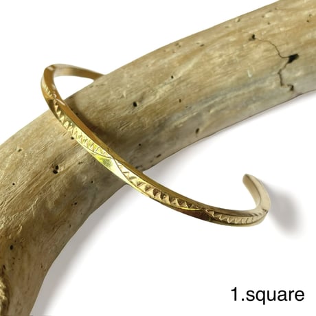 indian jewelry "navajo made & KNIFEWING" sterling silver 18K gold plated narrow bangle