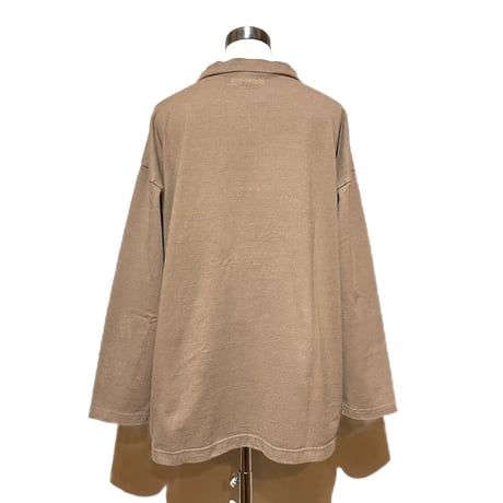 TigreBrocante”ミディアムハード天竺  yakko L/S-T“(walnut)unisex