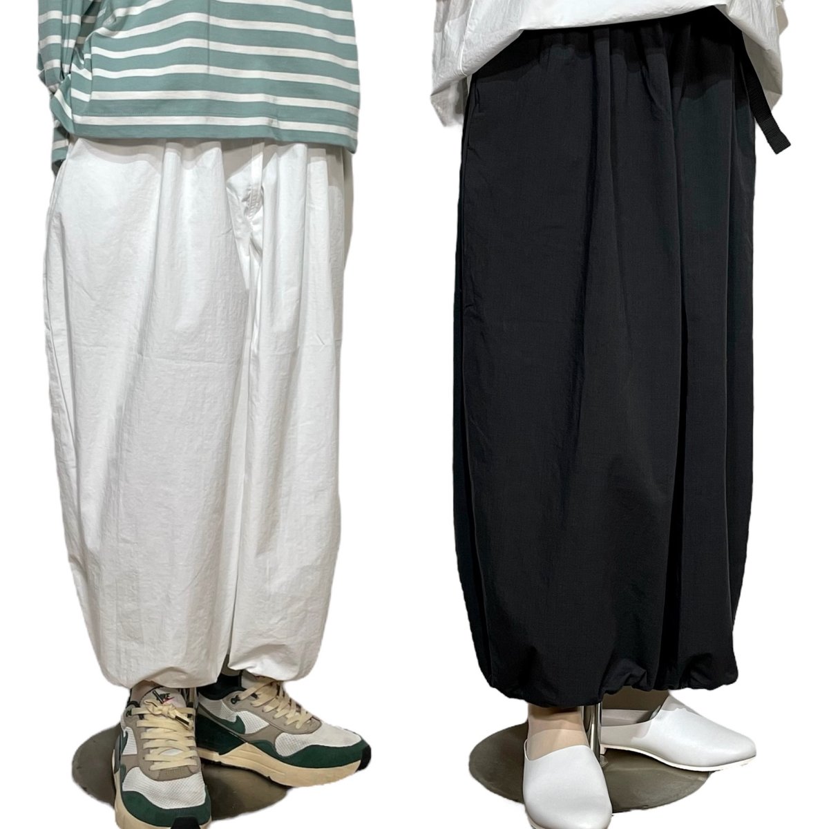 ASEEDONCLOUD 　Handwerkertrousers(オリーブ) ASEEDONCLÖUD / Handwerkers / HW wide trousers