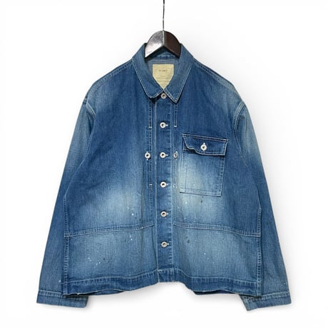 H.UNIT "Denim P-44 jacket used wash" (indigo) unisex