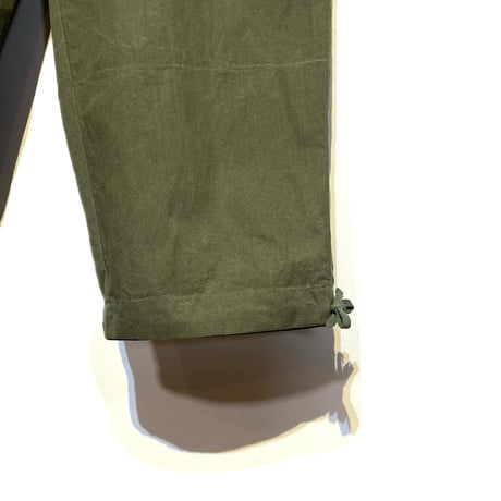 SlowHands”RCL tent loose wanderer pants"(olive-S)unisex