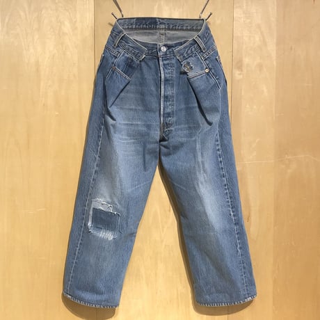 KNIFEWING"USA501 remake women's wide pants"(B)